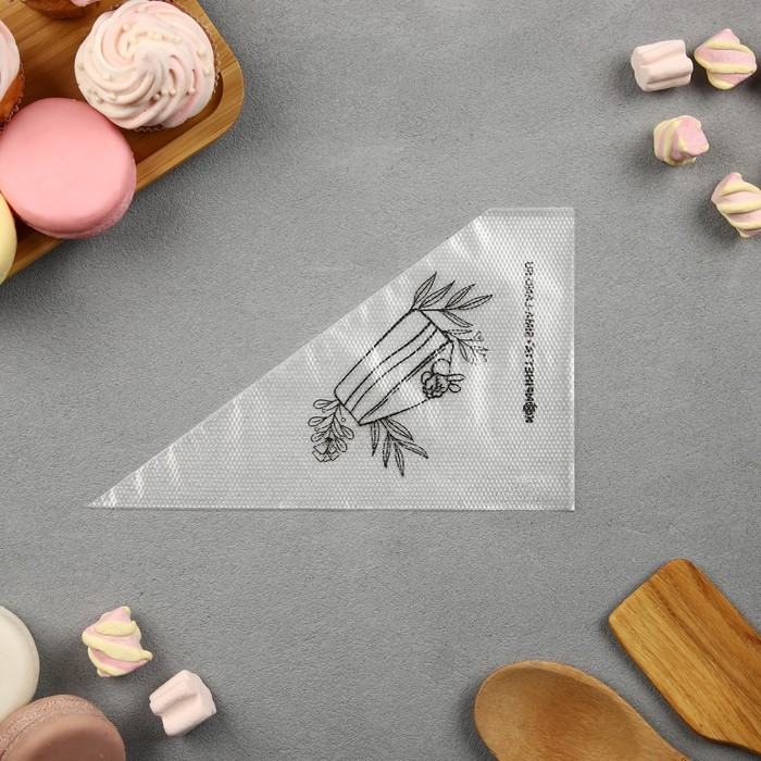 Кондитерские мешки «Тортик», (S) 30 х 16 см, 50 шт Кондитерские мешки «Тортик», (S) 30 х 16 см, 50 шт