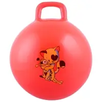 Мяч - прыгун с ручкой ONLYTOP, d=45 см, МИКС