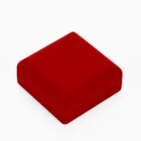 Футляр под набор украшений &laquo;Классика&raquo;, бархатный, 9&times;9 см, красный