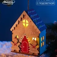 Ёлочная игрушка &laquo;Подружки пряни&raquo; 12&times;8.5 см, подвеска, от батареек AG10&times;3, свечение тёплое белое