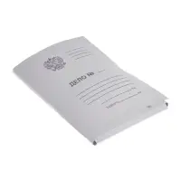 Набор папок для бумаги с завязками Calligrata Герб, 300 г/м2, картон немелованный, до 200 листов, 10 штук