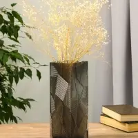 Ваза для цветов &laquo;Джойс&raquo;, 30&times;10 см, стекло, серая