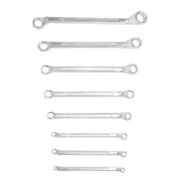 Набор ключей гаечных накидных изогнутых на держателе (6-22 мм) (8 предметов) JT KJ2N8P