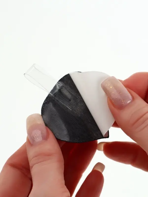 Пяткоудерживатели с петелькой, 5.8&times;4.4 см, чёрные