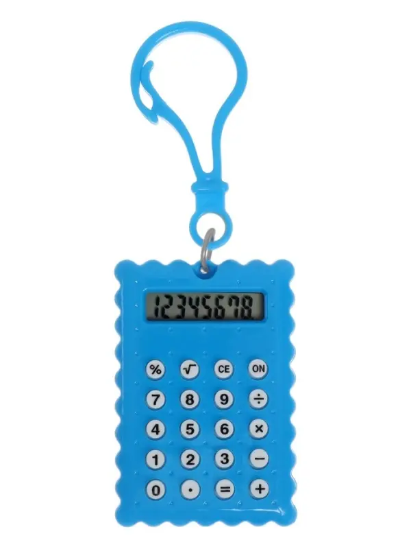 Калькулятор - брелок &laquo;Печенье&raquo; 8-разрядный, МИКС