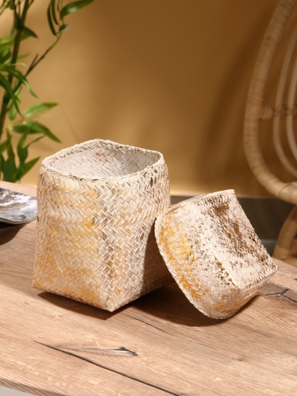 Корзинка плетеная "Аварис" 14х14х23 см