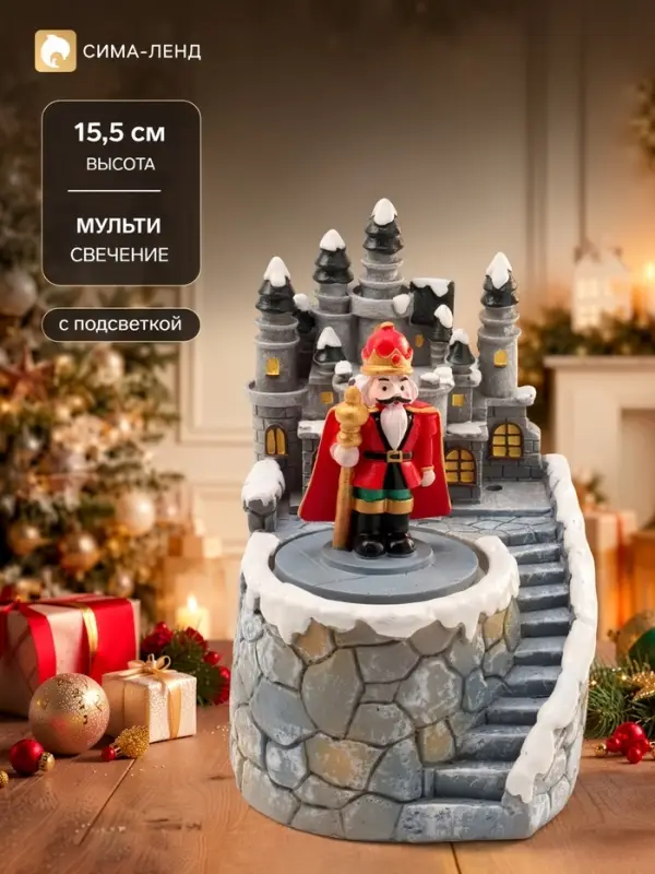 Фигура светодиодная 10.5&times;11.5&times;15.5 см, 3хААА. музыка