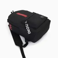 Рюкзак молодёжный на молнии, с карманами, размер 27&times;10&times;37.5 см, чёрный