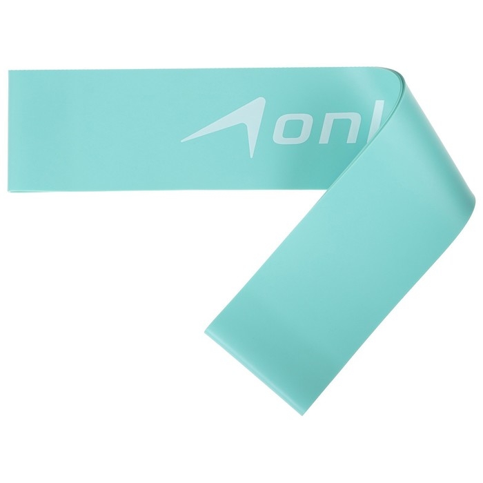 Фитнес-резинка ONLITOP, 30х5х0,09 см, нагрузка 8 кг, цвет бирюзово-голубой