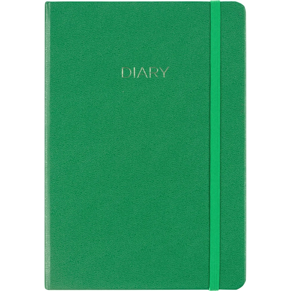 Ежедневник недатированный зеленый, А5 136 л., Diary, ATTACHE