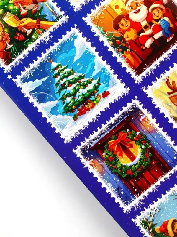 Адвент календарь новогодний с мёдом «Счастливого Нового года», облепиха, кедровые орешки, малина, цитрус, клубника Адвент календарь новогодний с мёдом «Счастливого Нового года», облепиха, кедровые орешки, малина, цитрус, клубника