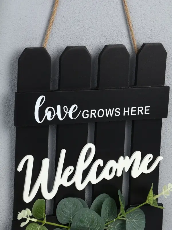 Панно декоративное дерево  Панно декоративное дерево "Здесь растет любовь" 20,5х29,8 см