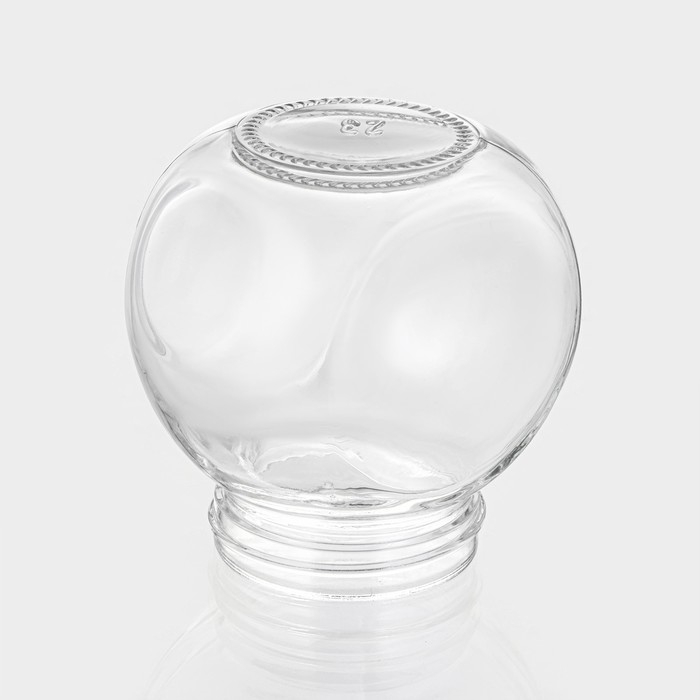 Банка стеклянная для хранения сыпучих продуктов Доляна «Классика», 200 мл, 8×6 см, с металлической крышкой