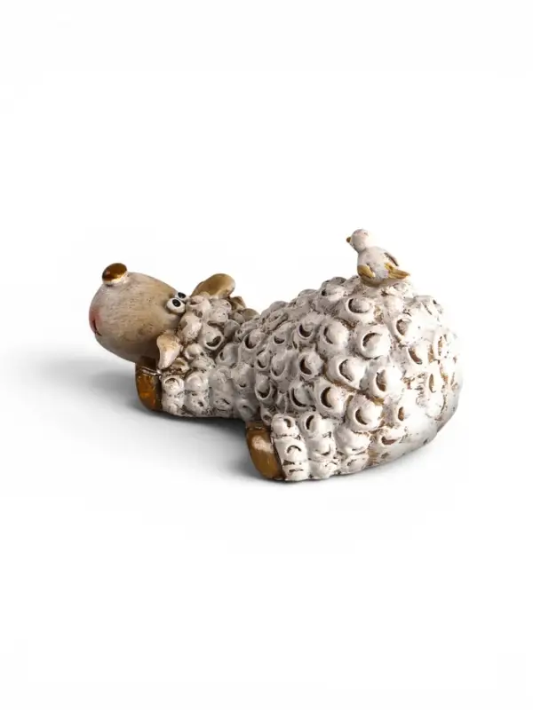 Фигурка &laquo;Бараш с птичкой&raquo;, 10.5&times;8&times;5.5 см