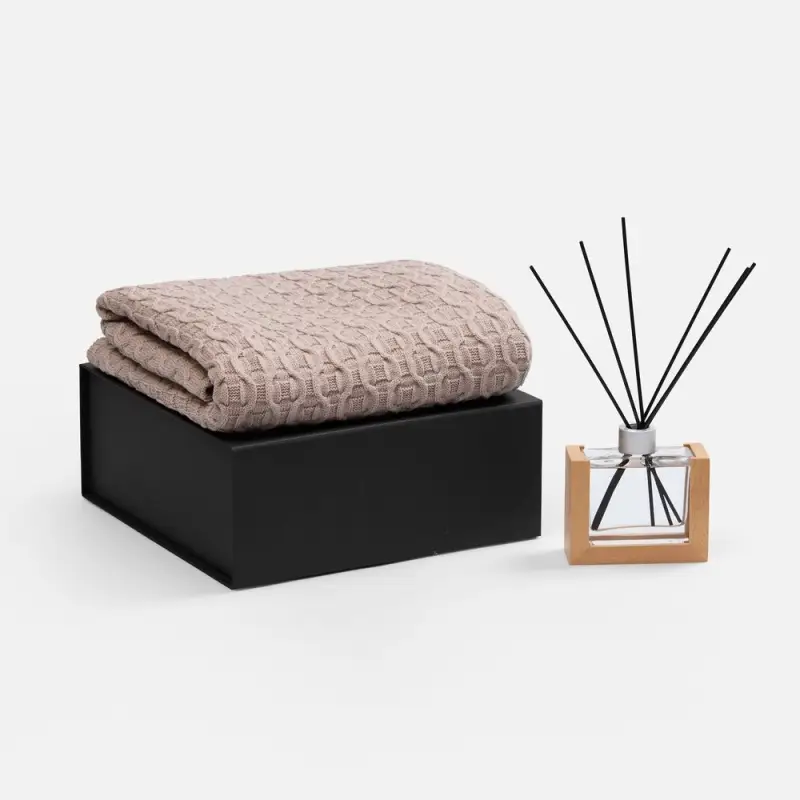 Коробка складная Quadra Fold, черная Коробка складная Quadra Fold, черная