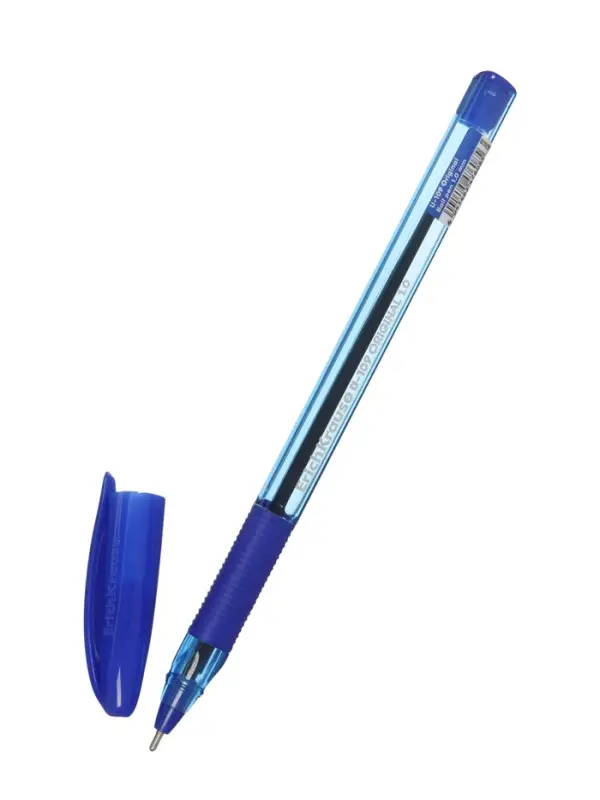 Ручка шариковая ErichKrause U-109 Original Stick&Grip, узел 1 мм, синяя