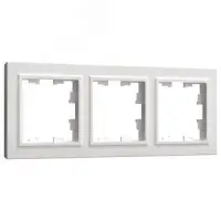 BRITE Рамка 3 поста РУ-3-БрБ белый