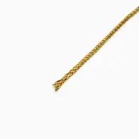 Шнур люрекс на бобине d=1 мм L=90 м, цвет золотой