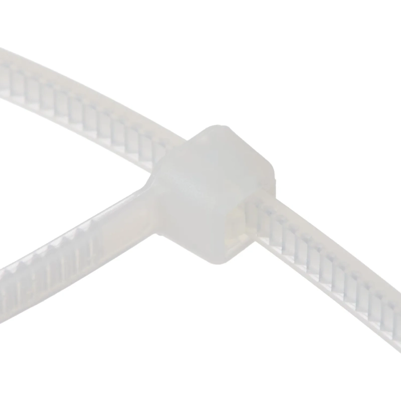 Хомут стяжка нейлоновая Topfort 3х150 (2,5х100 мм) белый 100 шт/уп