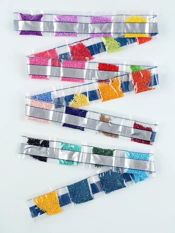 Алмазная мозаика с полным заполнением на холсте &laquo;Тропические птицы&raquo;, 40&times;50 см