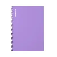 Тетрадь на спирали ErichKrause. Pastel А4, 80 листов, в клетку, пластиковая обложка, блок офсет, МИКС