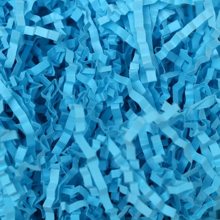 Наполнитель бумажный для подарков, синий, 1000 г