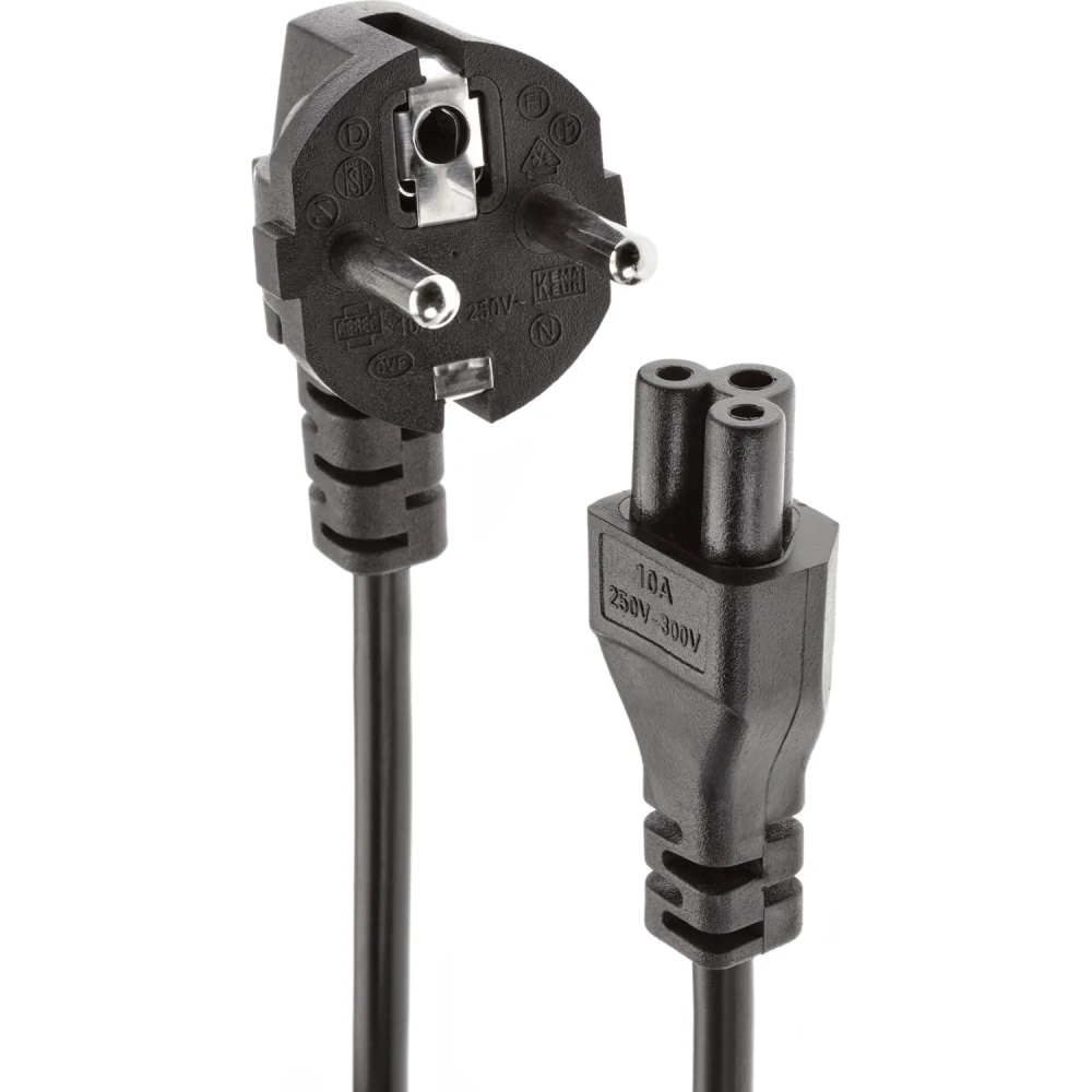 Кабель (питания)ноут 3-pin(угл. Евровилка) 3Gx0.5mm2 1.8м iOpen ACE022-1.8M