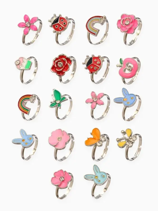 Кольцо &laquo;Выбражулька. Животный мир&raquo;, форма МИКС, МИКС, безразмерное