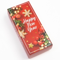 Набор новогодних женских носков KAFTAN "Happy holidays" размер 36-40 (23-25 см), 5 пар
