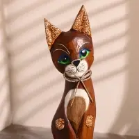 Сувенир дерево "Кошка" 50 см