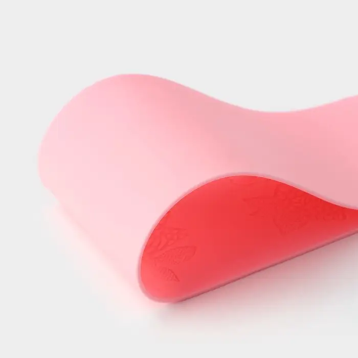 Коврик для айсинга Доляна &laquo;Розы&raquo;, силикон, 37.5&times;8&times;0.1 см, розовый