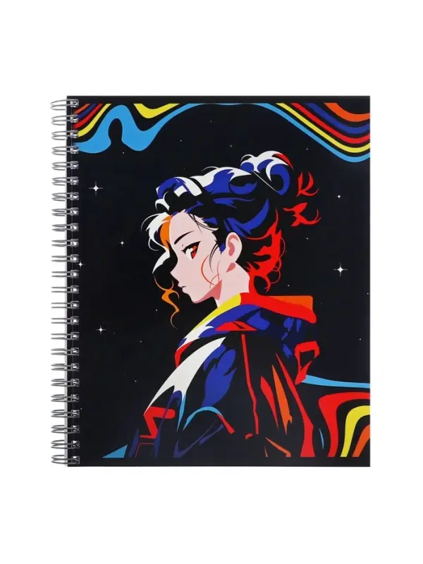 Набор тетрадей Calligrata &laquo;Аниме. Яркий стиль&raquo;, 3 штуки, 96 листов, на гребне, обложка из мелованного картона