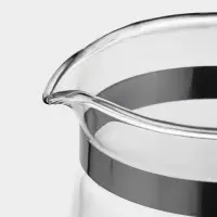 Чайник заварочный Magistro &laquo;Шейди&raquo;, 500 мл, с металлическим ситом и крышкой, боросиликатное стекло, прозрачный