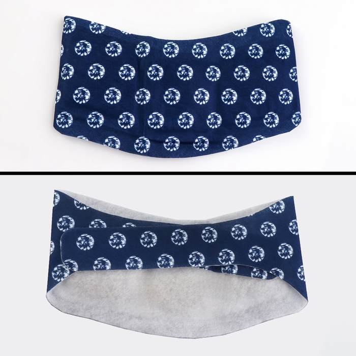 Бандаж самонагревающийся для шеи, 14 × 18 × 0,5 см, цвет синий Бандаж самонагревающийся для шеи, 14 × 18 × 0,5 см, цвет синий