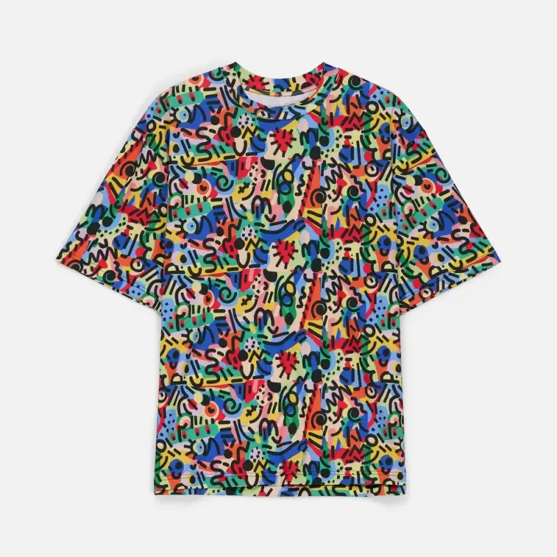 Футболка из бифлекса Morfiss с полной запечаткой на заказ, размер XS/S