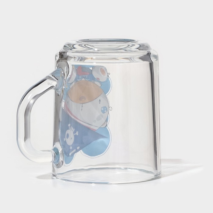 Кружка «Верные друзья», стеклянная, 200 мл, рисунок МИКС
