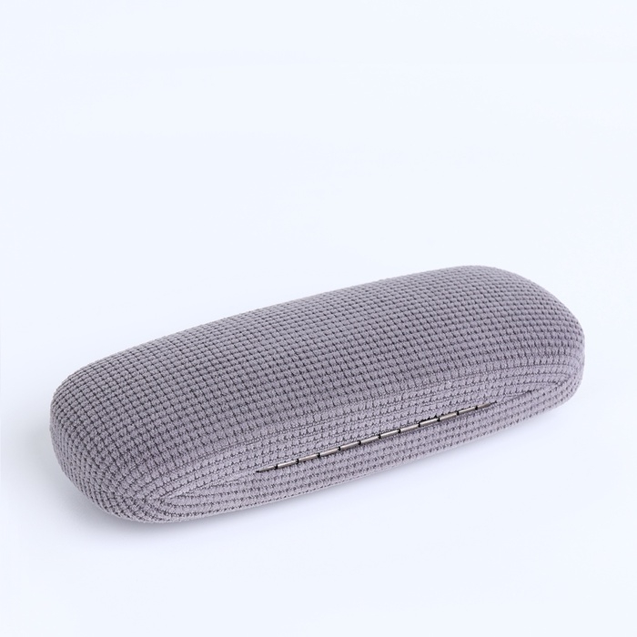 Футляр для очков на хлопушке, длина 16 см, цвет серый Футляр для очков на хлопушке, длина 16 см, цвет серый