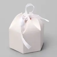 Коробка для конфеты, пирожные с лентой, 8×4×7.5 см