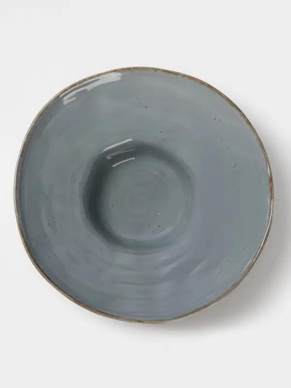 Тарелка для пасты Magistro Alpine Frost, 350 мл, 25.6&times;6.9 см, фарфор, голубовато-серый