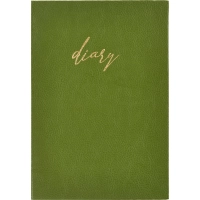 Ежедневник недатированный зеленый, А5, 140x200, 136 л, ATTACHE