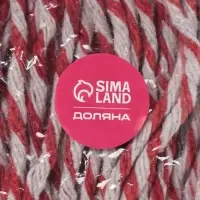 Насадка для швабры веревочная Доляна, х/б 300 г, длина нити 33 см, МИКС