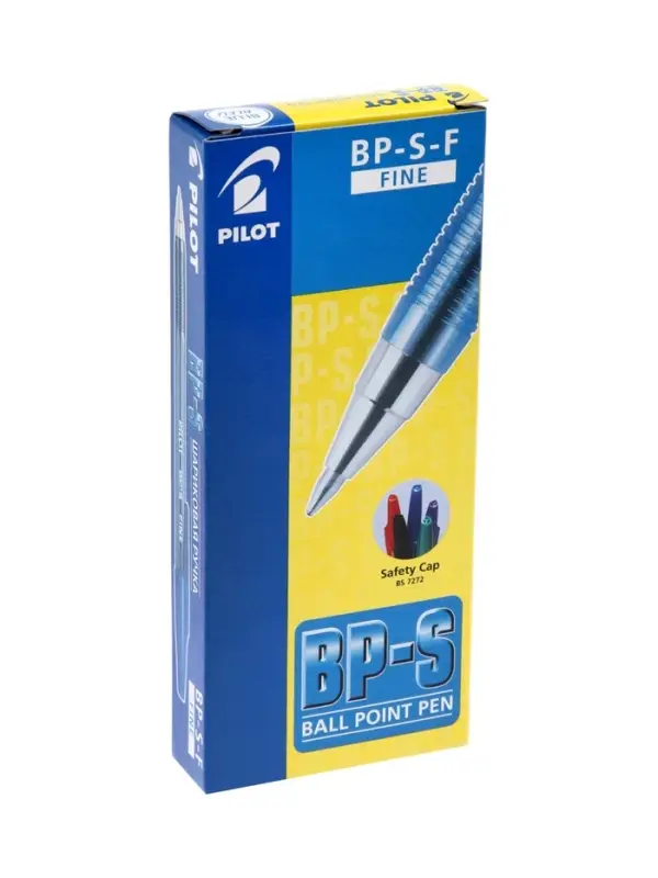 Ручка шариковая Pilot. BP-SF, синий стержень, узел 0.7 мм, на масляной основе, металлический наконечник