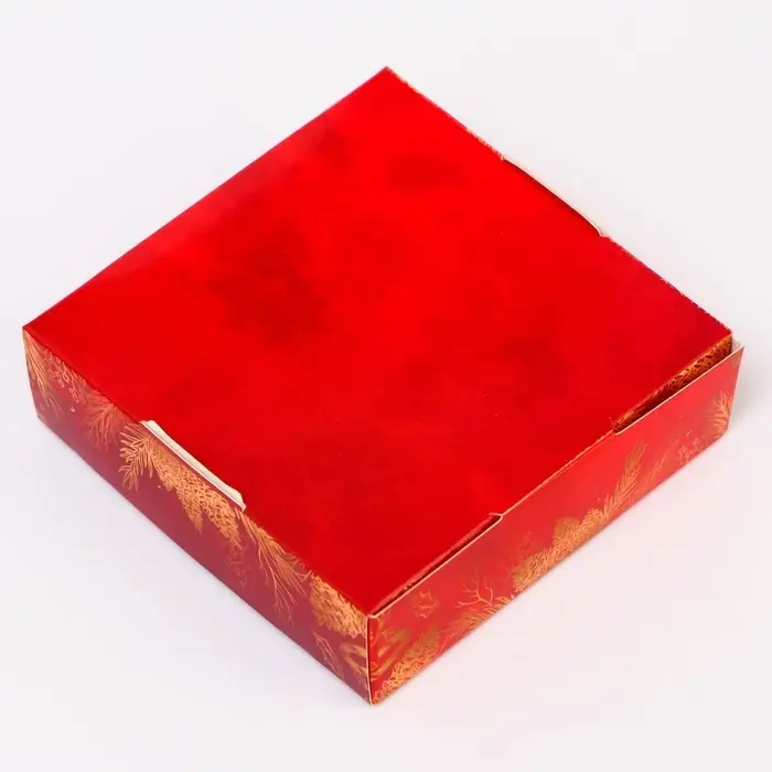 Подарочная коробка сборная с окном «Исполнения желаний», 10×10×3 см