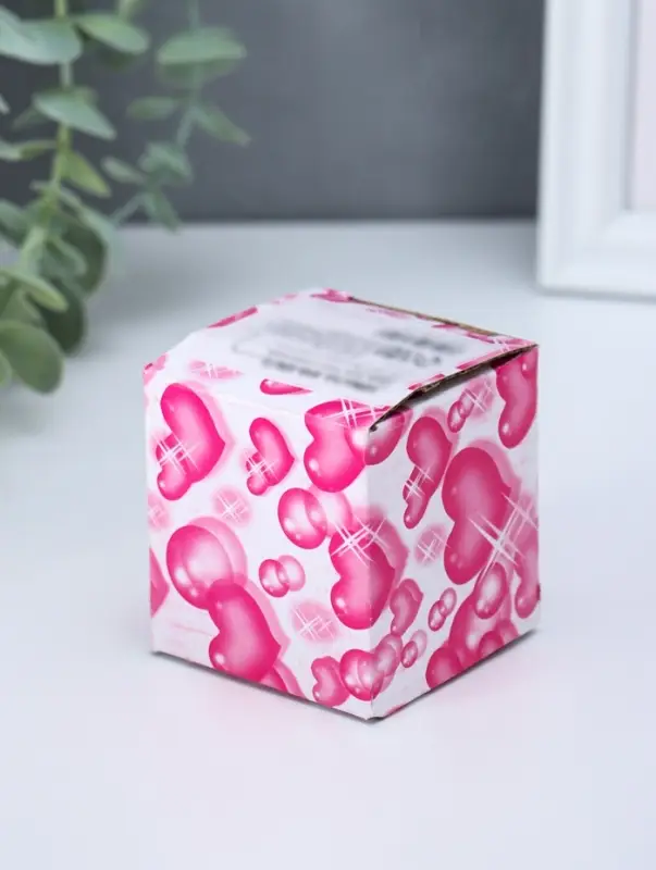 Сувенир "Котик-горшок и розовое дерево" 12 камней 3,8х3,5х7,5 см