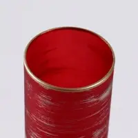 Ваза «Эстетика», рубин, h=26 см, стекло, красная