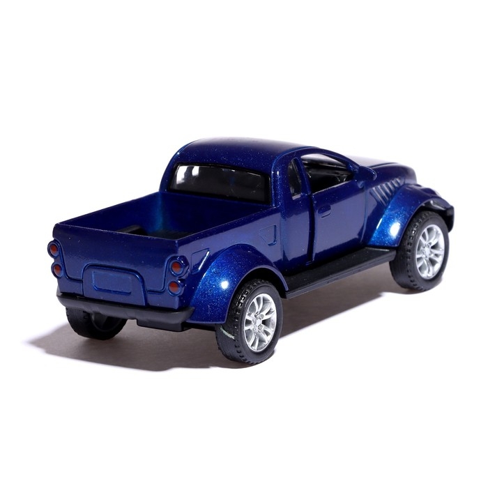 Машина металлическая «Раптор», открываются двери, 1:32, инерция, цвет синий Машина металлическая «Раптор», открываются двери, 1:32, инерция, цвет синий