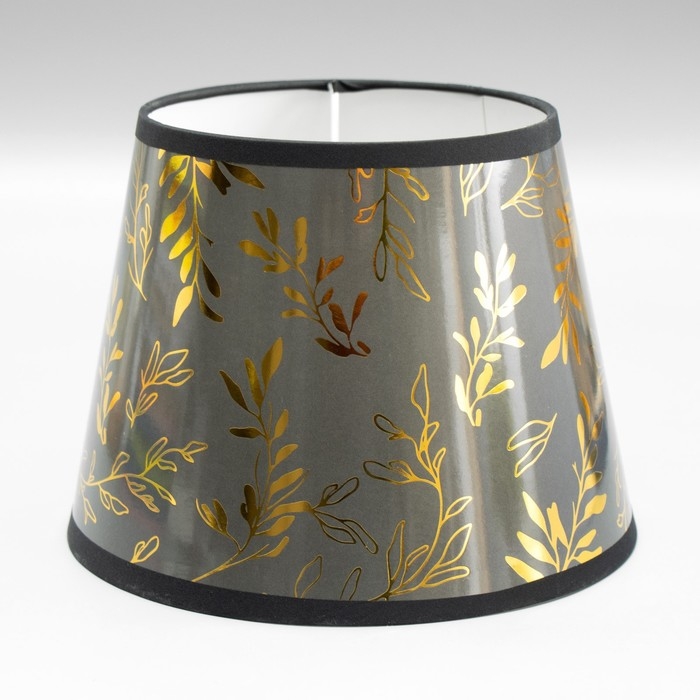 Абажур Абажур "Листья" Е14 серый 20x20x15 см