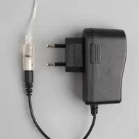 Гирлянда &laquo;Нить&raquo; 20 м, роса, IP20, чёрная нить, 200 LED, свечение мульти, 12 В