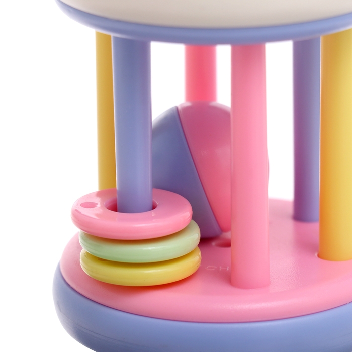 Набор погремушек с прорезывателями «Лаванда», цвета МИКС