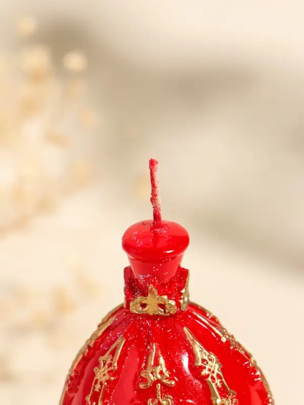 Свеча декоративная &laquo;Пасхальное яйцо с орнаментом&raquo;, 5.5&times;12 см, 105 г